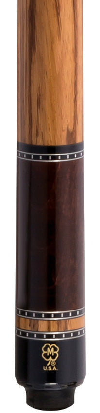 McDermott G437 G Series No Wrap Pool Cue - Dark English Michigan Maple with Zebrawood