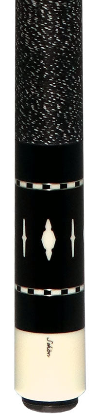 Schon STL11BK STL Series Pool Cue - Dark Stained Birdseye Maple with Black Butt Cap