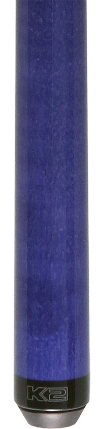 K2 Black with Purple Curly Maple 6 in 1 No Wrap Break/Jump Pool Cue