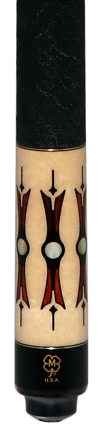 McDermott MCD50E 50th Anniversary Series Pool Cue - Birdseye Maple and Cocobolo Points with G-Core Shaft and Commemorative 1x1 Case