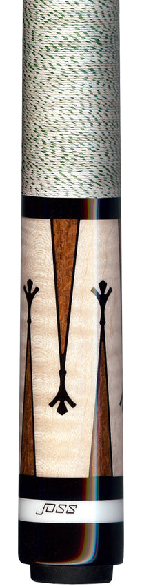 Joss Curly Maple with Lacewood Points Pool Cue - JC2605