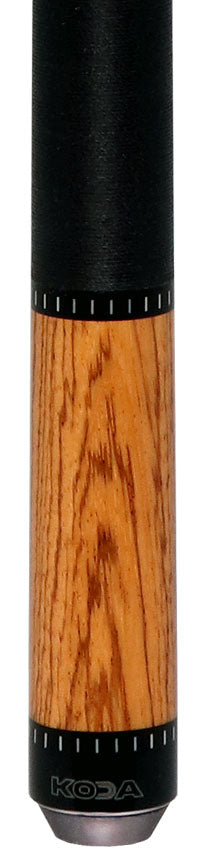KODA KD38ZW Zebrawood Pool Cue with Linen Wrap
