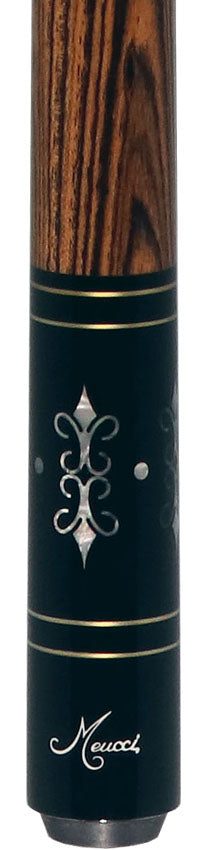 Meucci Natural Wood Series ANW3 Pool Cue - Birdseye Maple with Bocote