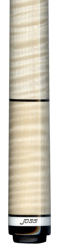 Joss Natural Curly Maple No Wrap Pool Cue - JC10-02NAT