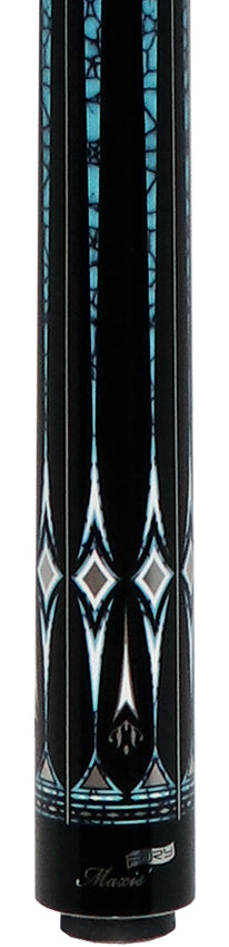 Fury LC6 No Wrap Pool Cue with Free 1x1 Case, Glove, and Chalk