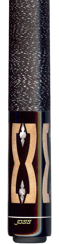 Joss Curly Maple with Black Points and Pearl Inlays Pool Cue - JC20-34