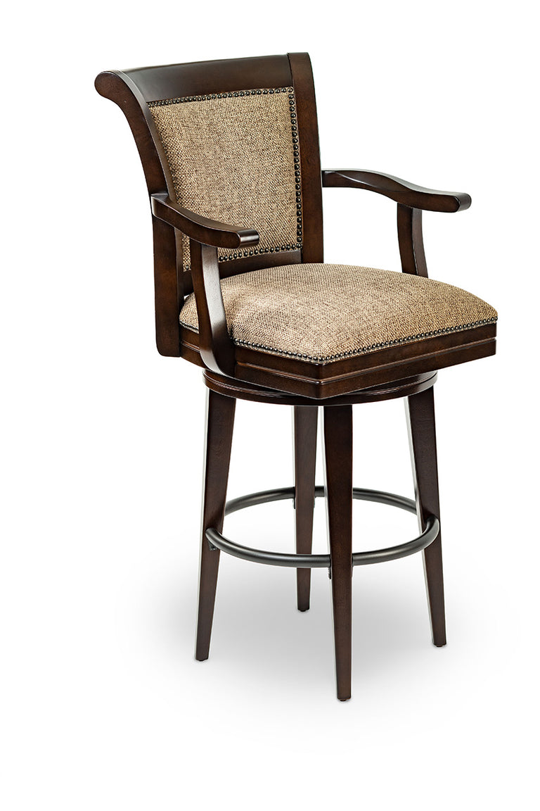 Presidential Billiards Deluxe Backed Bar Stool