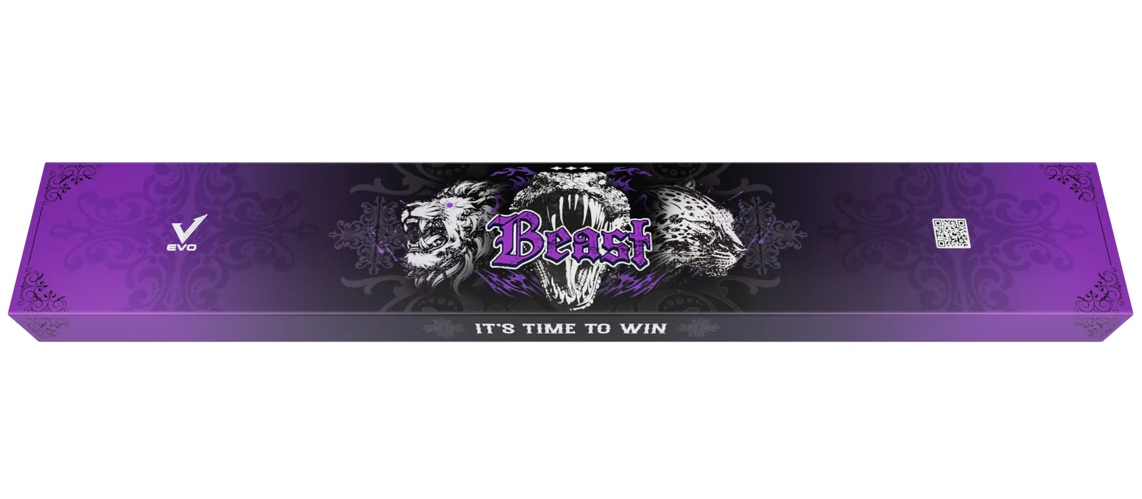 EVO Beast Amethyst Lion Leather Wrap Pool Cue Maxbing Edition