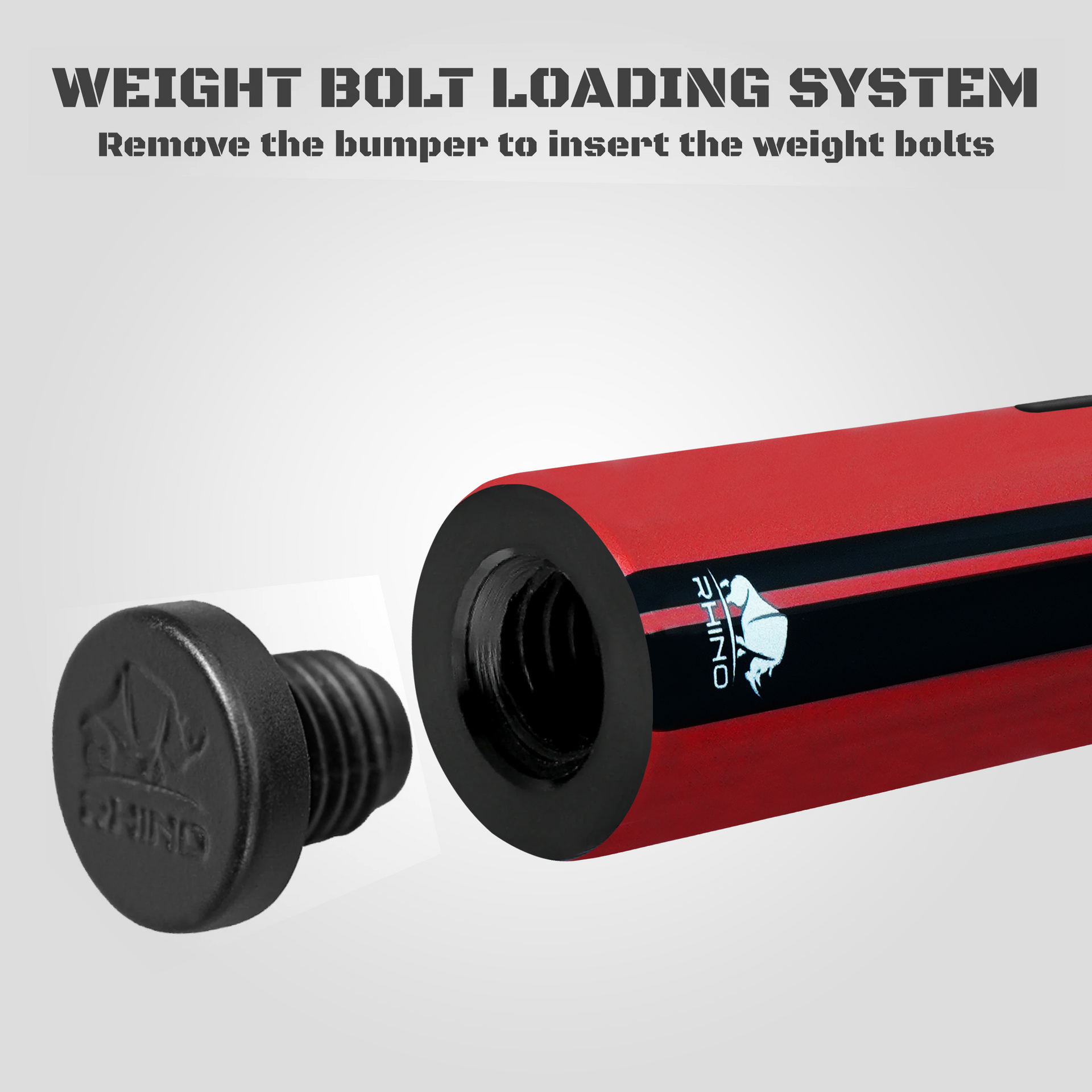 Rhino RCNEB2NWRD Nebula 2 No Wrap Pool Cue - Crimson Red