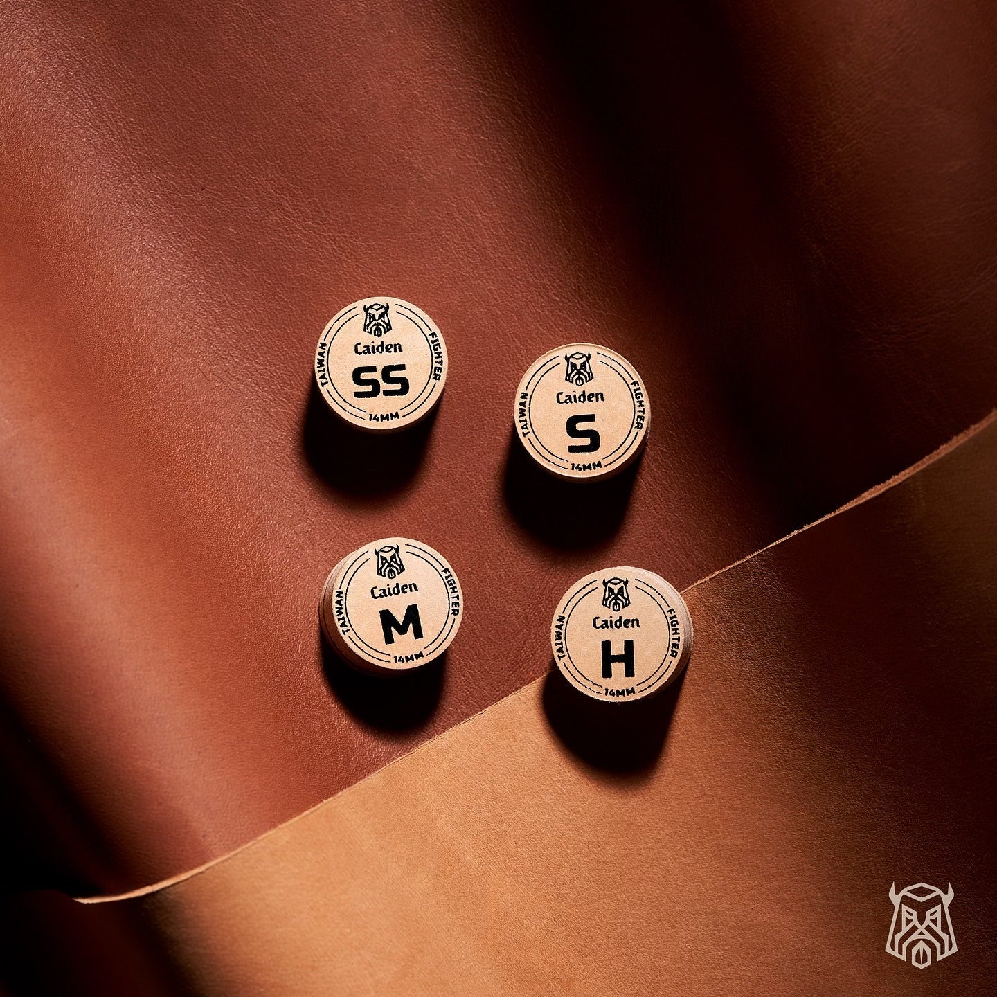 Caiden Fighter Pool Cue Tips - Tan