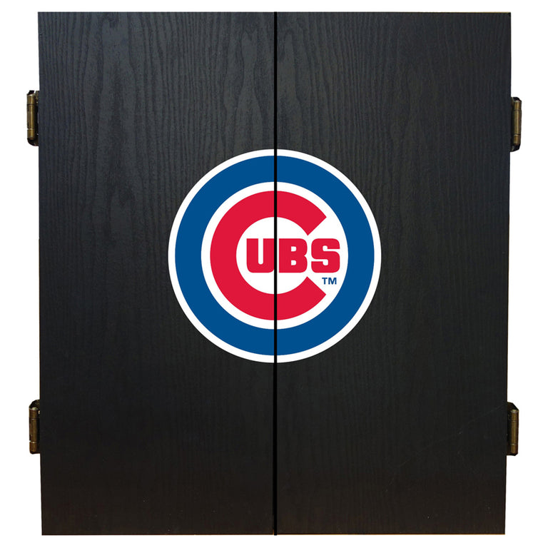 MLB Fan's Choice Dartboard Cabinet Set