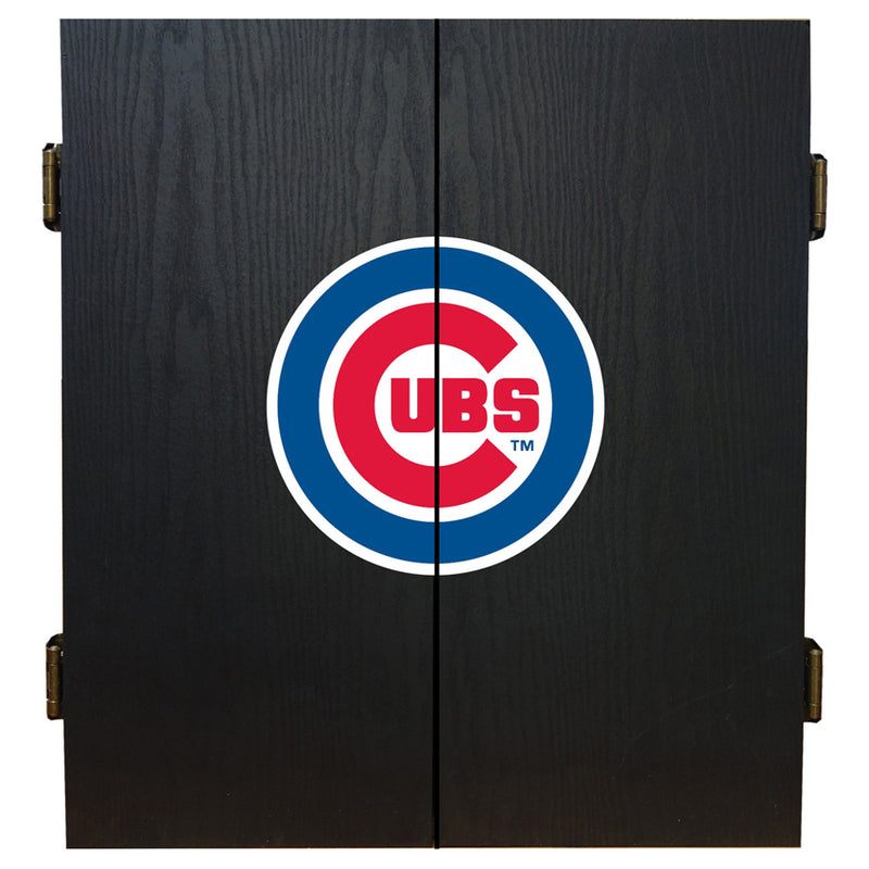 MLB Fan's Choice Dartboard Cabinet Set