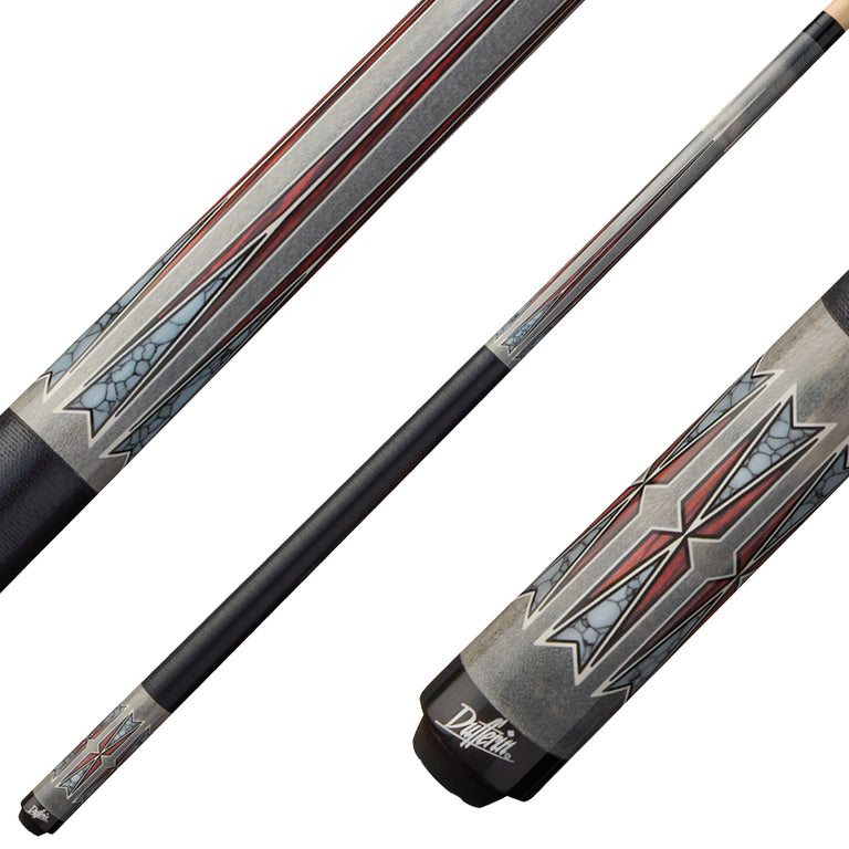 Dufferin D401 Pool Cue with Linen Wrap - Silverstone
