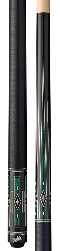 Dufferin D406  Pool Cue with Linen Wrap - Emerald Night