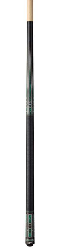 Dufferin D406  Pool Cue with Linen Wrap - Emerald Night