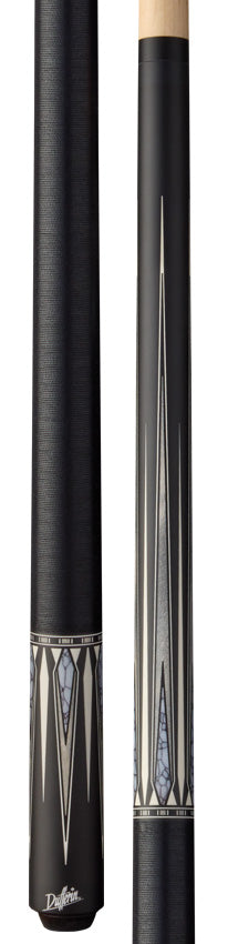 Dufferin D408 Pool Cue with Linen Wrap - Classic Noir