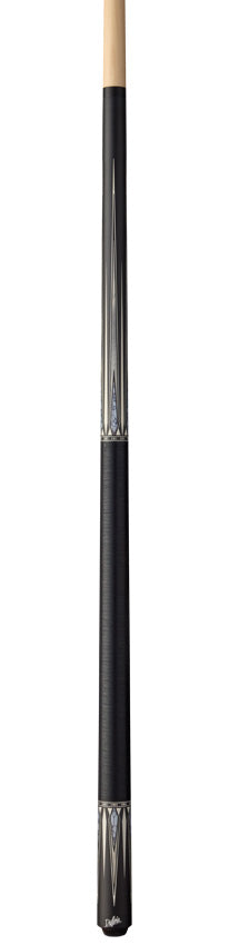 Dufferin D408 Pool Cue with Linen Wrap - Classic Noir
