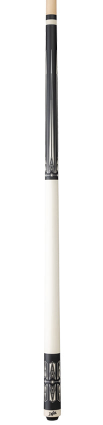 Dufferin D-548 Pool Cue - Matte Black & White