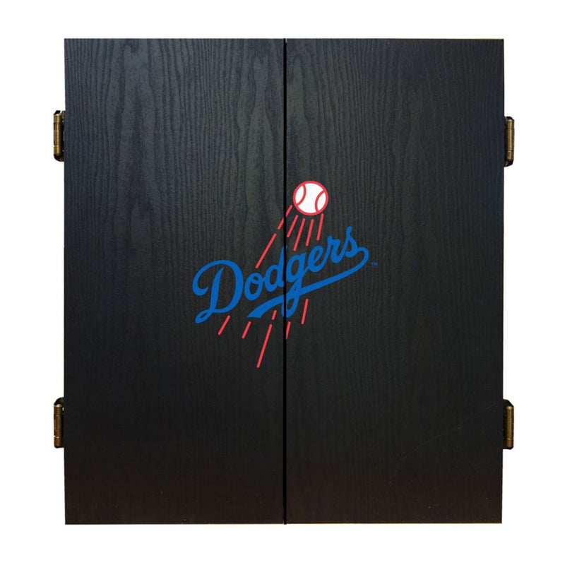 MLB Fan's Choice Dartboard Cabinet Set