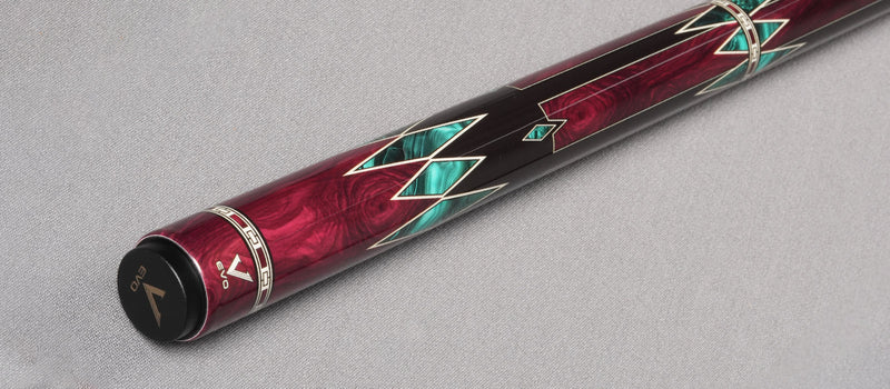EVO MEG Crimson Jaw No Wrap Pool Cue Maxbing Edition