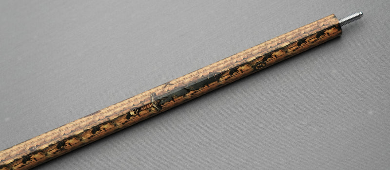 EVO Pirate Golden Plunder No Wrap Pool Cue Maxbing Edition