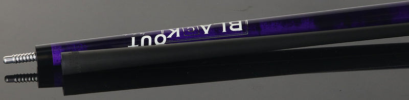 Jacoby BlaCkOut JACBKOUTPUR No Wrap Break/Jump Cue - Purple