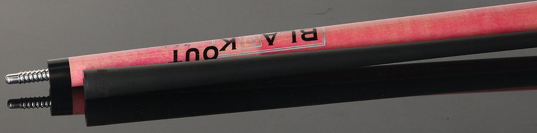 Jacoby BlaCkOut JACBKOUTPK No Wrap Break/Jump Cue - Pink