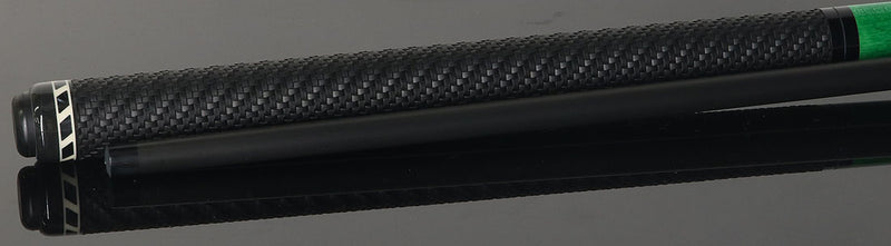 Jacoby BlaCkOut JACBKOUTSGGR Sport Wrap Carbon Fiber Break/Jump Cue - Green
