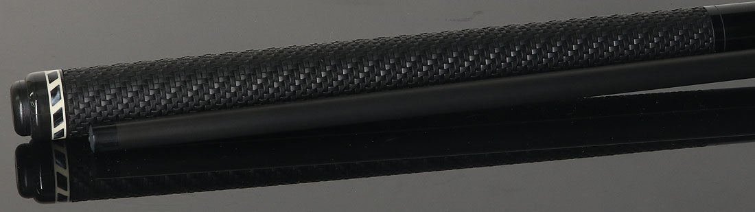Jacoby BlaCkOut JACBKOUTSGBK Sport Wrap Carbon Fiber Break/Jump Cue -  Black