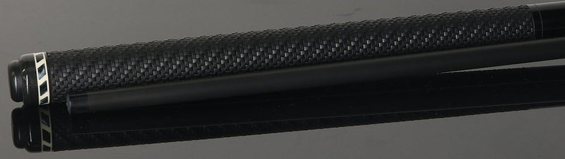Jacoby BlaCkOut JACBKOUTSGBK Sport Wrap Carbon Fiber Break/Jump Cue -  Black