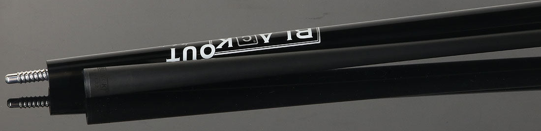 Jacoby BlaCkOut JACBKOUTSGBK Sport Wrap Carbon Fiber Break/Jump Cue -  Black