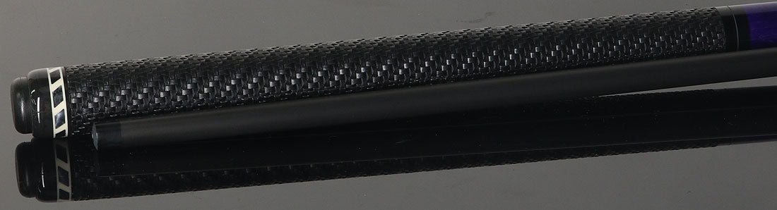 Jacoby BlaCkOut JACBKOUTSGPUR Sport Wrap Carbon Fiber Break/Jump Cue - Purple