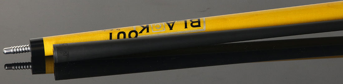 Jacoby BlaCkOut JACBKOUTSGYEL Sport Wrap Carbon Fiber Break/Jump Cue -  Yellow