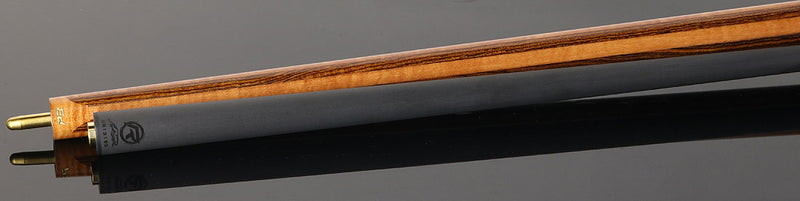 Predator P3 Aura Golden Curly Maple and Bocote Pool Cue with Luxe Leather Wrap - Uniloc