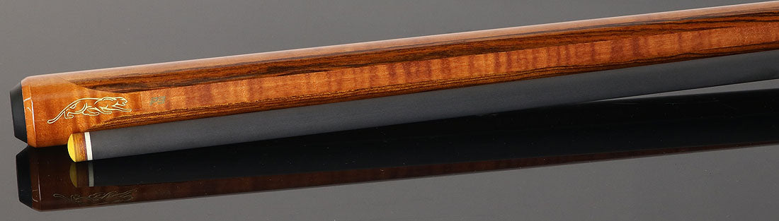Predator P3 Aura Golden Curly Maple and Bocote No Wrap Pool Cue - Uni-