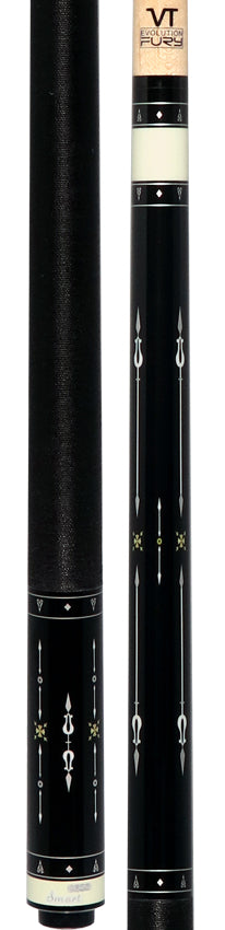 Fury VT5 Graphic Pool Cue with Irish Linen Wrap