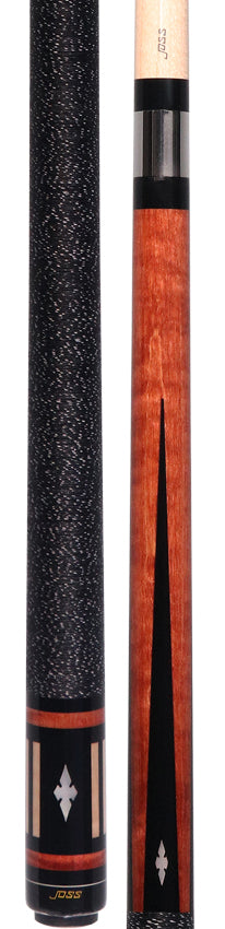 Joss Dark Stained Maple with Black Points and Pearl Inlays Pool Cue - JC20-37