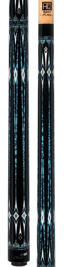 Fury LC6 No Wrap Pool Cue with Free 1x1 Case, Glove, and Chalk