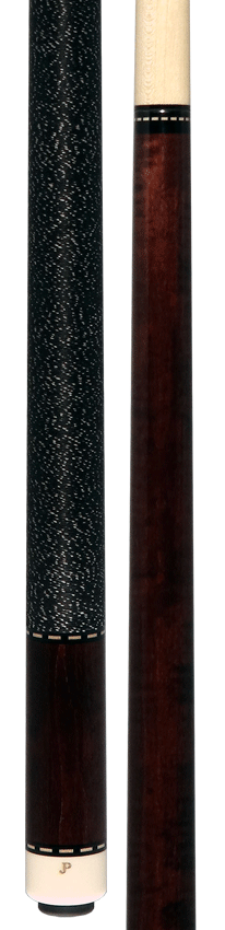 J Pechauer JP02T JP T Series Pool Cue - Rosewood-Stained Maple with Linen Wrap
