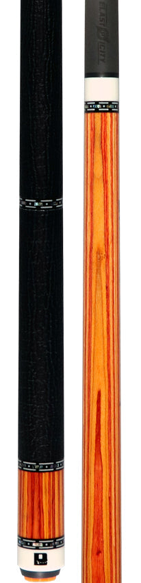 Little Monster Lightening Storm Play Cue with Carbon Shaft, Wood Shaft and 2x2 Case