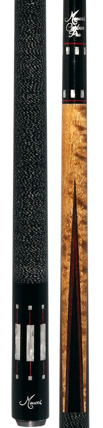 Meucci 9710 Pool Cue - Brown and Black with Carbon Pro Shaft