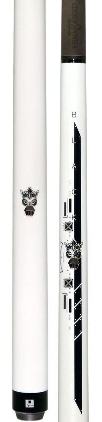 Little Monster LMBRKJMPNWWHEGG No Wrap Break/Jump Cue with Carbon Fiber Shaft - White Egg