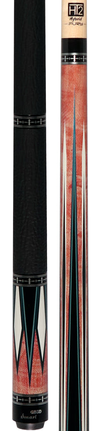 Fury TK5 Pool Cue with Sharkskin Leather Wrap | + Free Extension