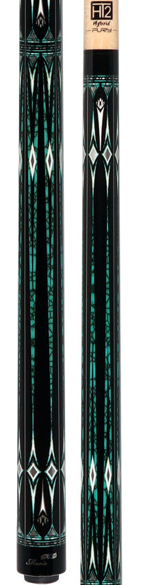 Fury LC8 No Wrap Pool Cue with Free 1x1 Case, Glove, and Chalk