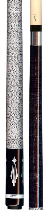Joss Ebony-Stained Maple with Pearl Inlays Pool Cue - JC2604