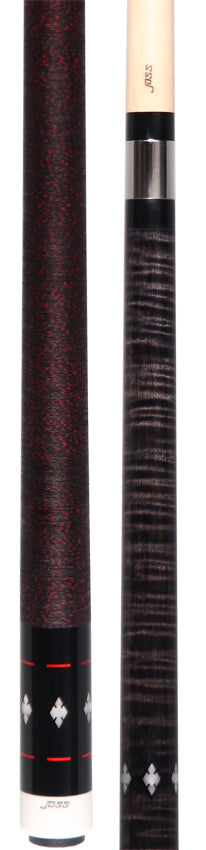Joss Gray Stained Maple with Pearl Inlays Pool Cue - JC20-43