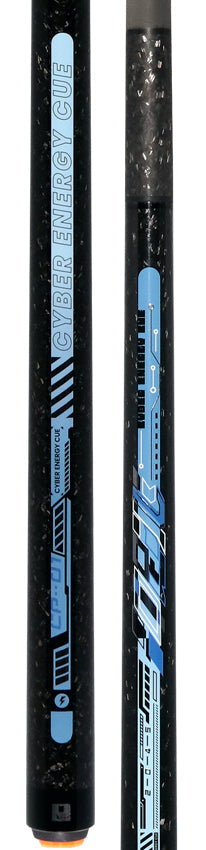 Little Monster Cyber Energy Blue No Wrap Break/Jump Cue with Carbon Fiber Shaft