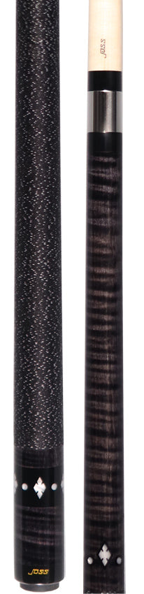 Joss Gray-Stained Maple with Pearl Diamond Inlays Pool Cue - JC20-22