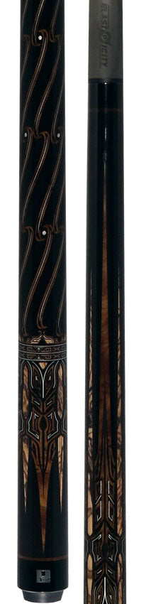 Little Monster LMPHXC Phoenix Graphic No Wrap Play Cue with Carbon Fiber Shaft