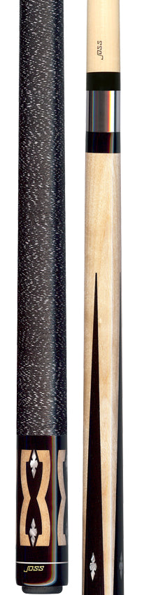 Joss Curly Maple with Black Points and Pearl Inlays Pool Cue - JC20-34